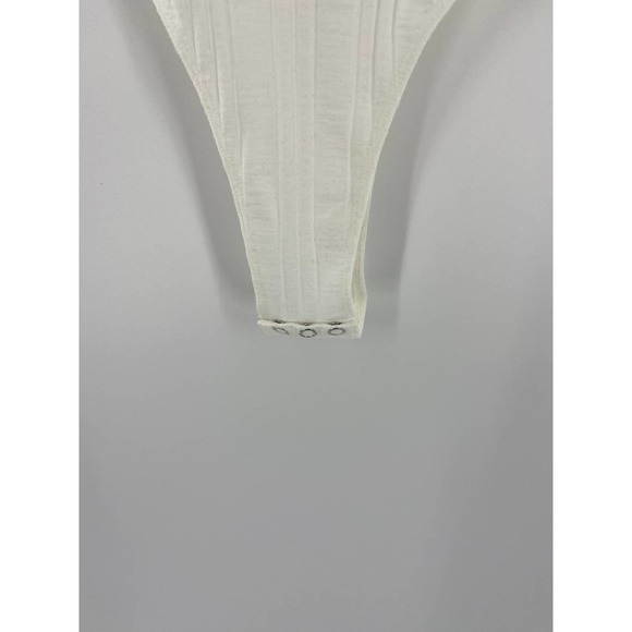 Capulet Mallory Bodysuit Ruching White Sz M - Picture 3 of 4